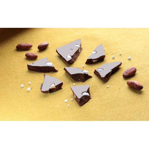 Trozos Menta 53% cacao DAVIDA