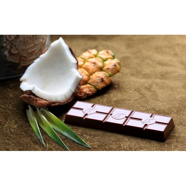 Barra Coco y Piña 37% cacao DAVIDA