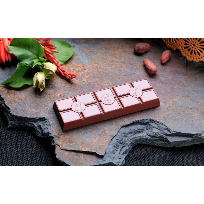 Chocolat sans sucre Belge aux amandes (75g)