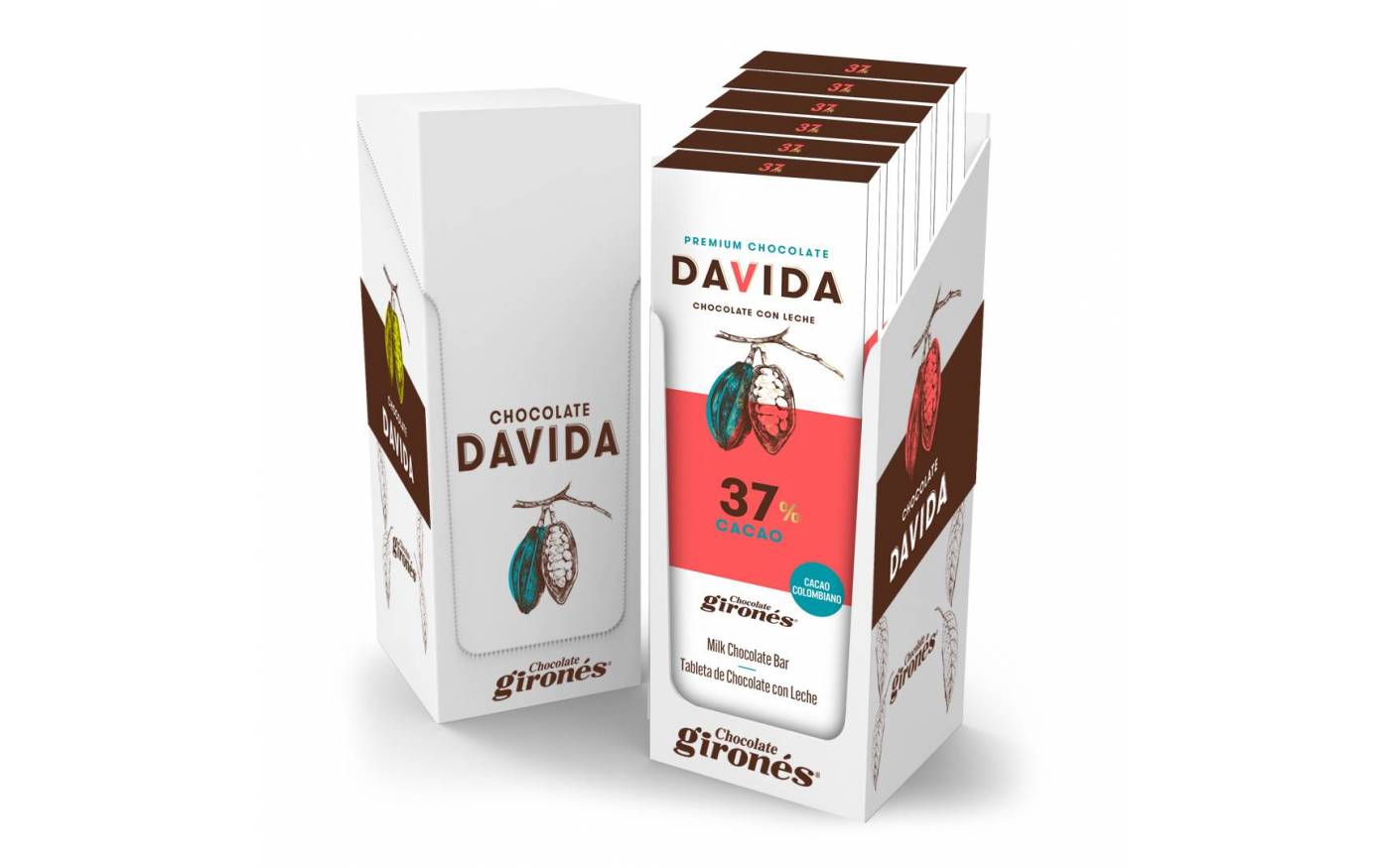 Barra 37% cacao DAVIDA