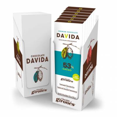 Barra 53% cacao DAVIDA