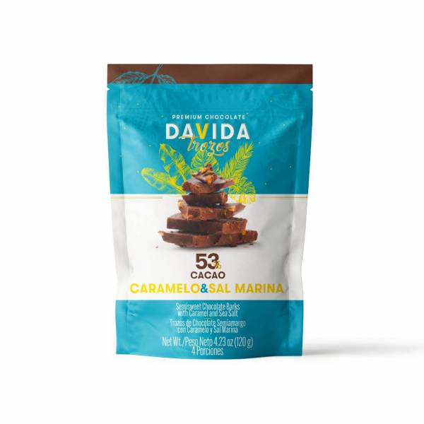 Caramel and Sea Salt 53% Chocolate Barks