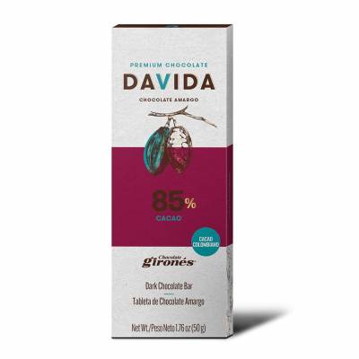 Barra 85% cacao DAVIDA