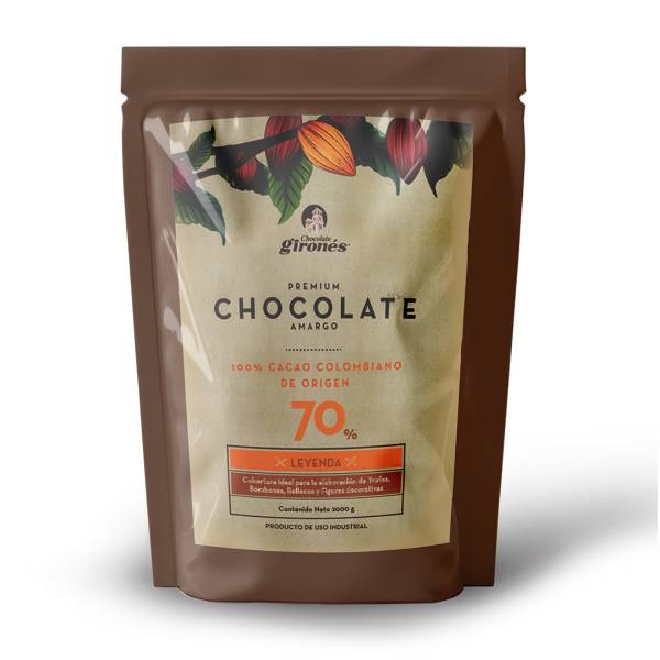 Cobertura de Chocolate Amargo 70% Cacao