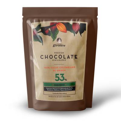 Cobertura de Chocolate Semiamargo 53% Cacao