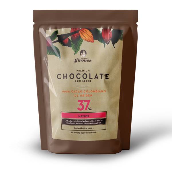 Couverture de chocolat au lait 37% de cacao