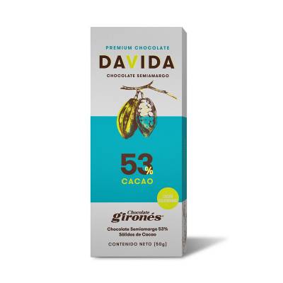 Barra 53% cacao DAVIDA