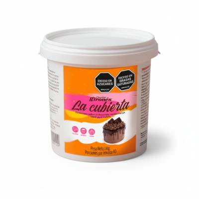 Cubierta esparcible Sabor a Chocolate Semiamargo