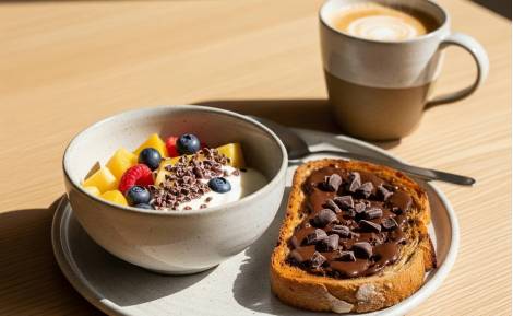 ¿Chocolate en el desayuno? Así puedes incluirlo con estilo y balance